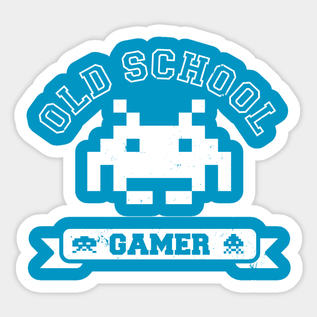 Old School Gamer Sticker by SergioDoe